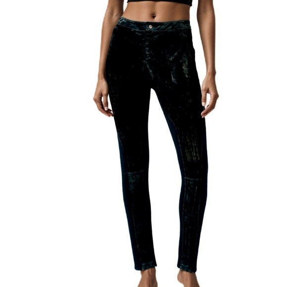 Rag & Bone leather paneled skinny/ legging ❤️ - Picture 1 of 10